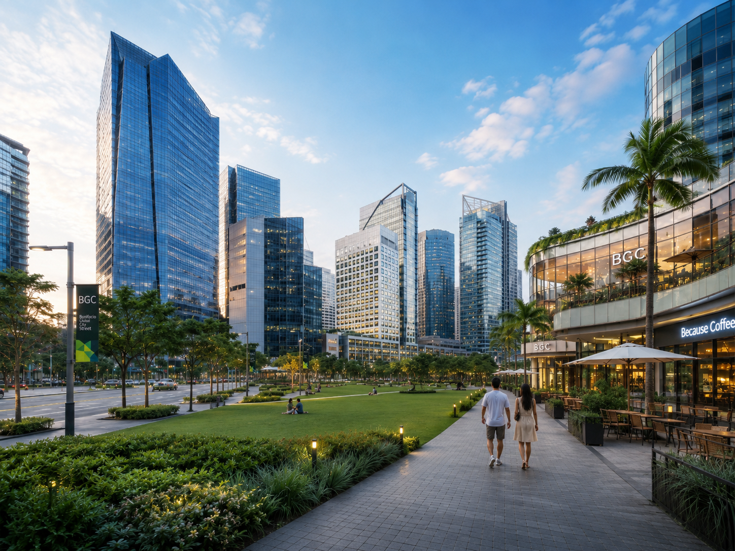 BGC 明亮的國際商務與城市生活環境