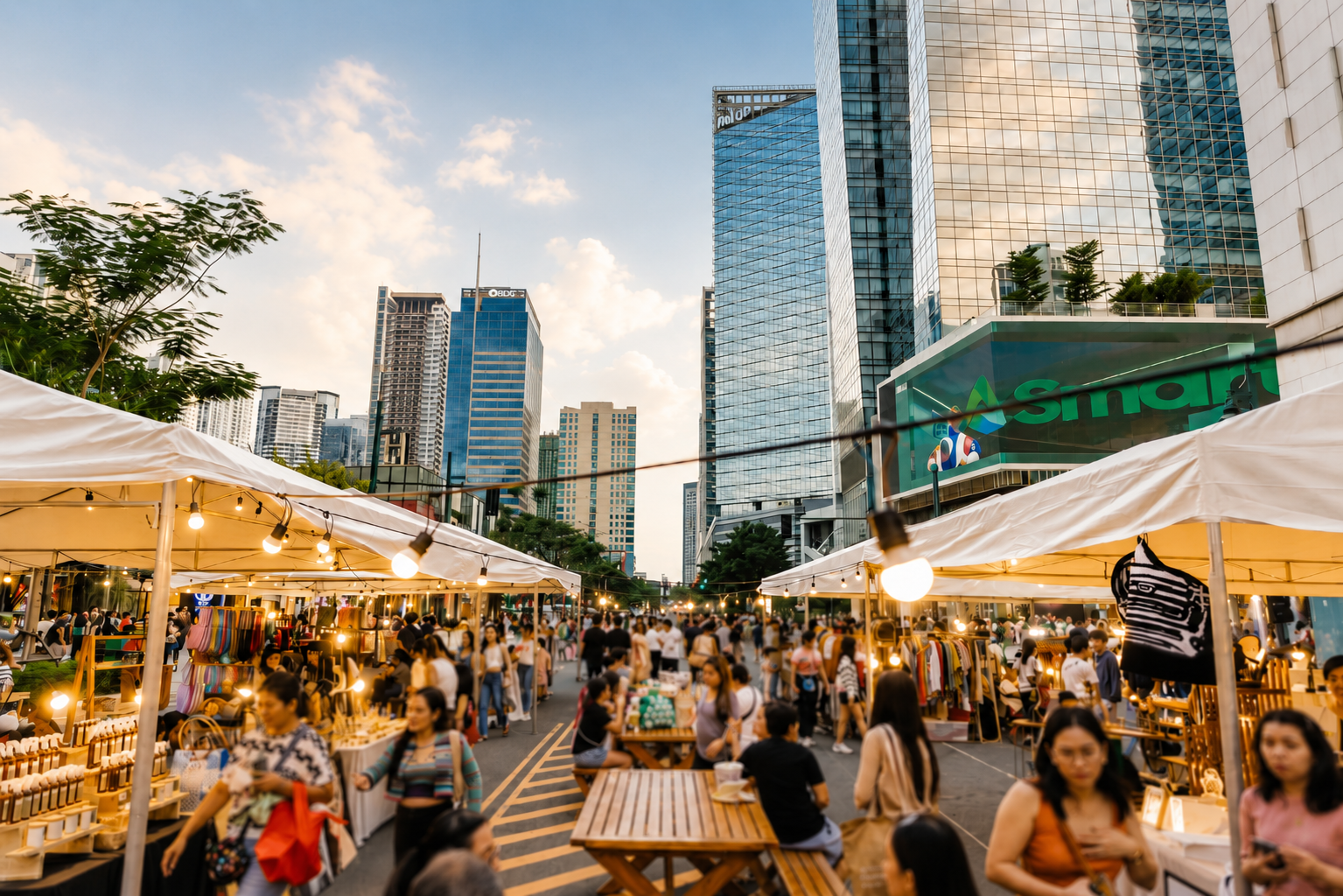 BGC 城市建築、生活市集與人群共同構成的 City Experience